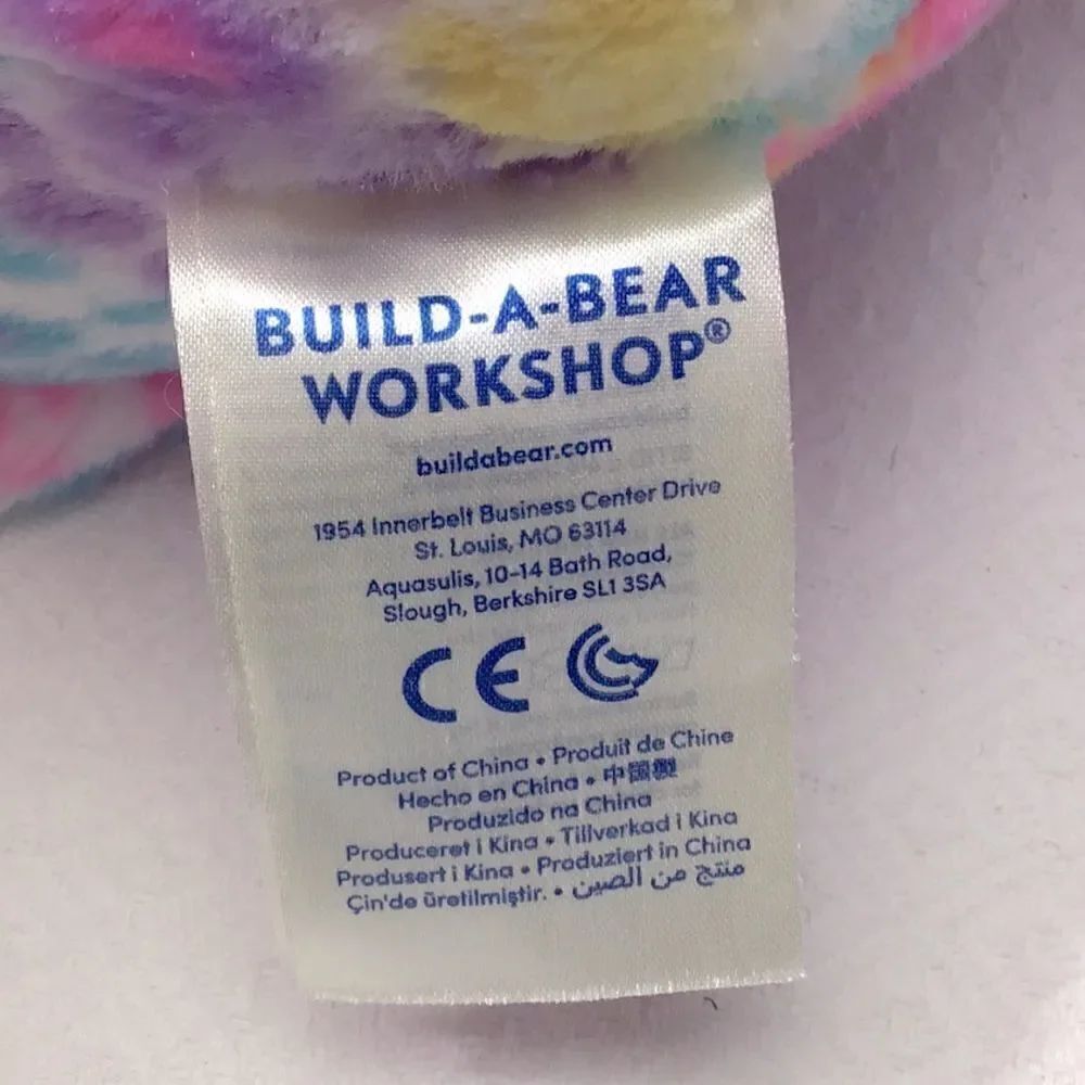 Build-A-Bear Rainbow Leopard Print Kitty - Picture 7 of 9